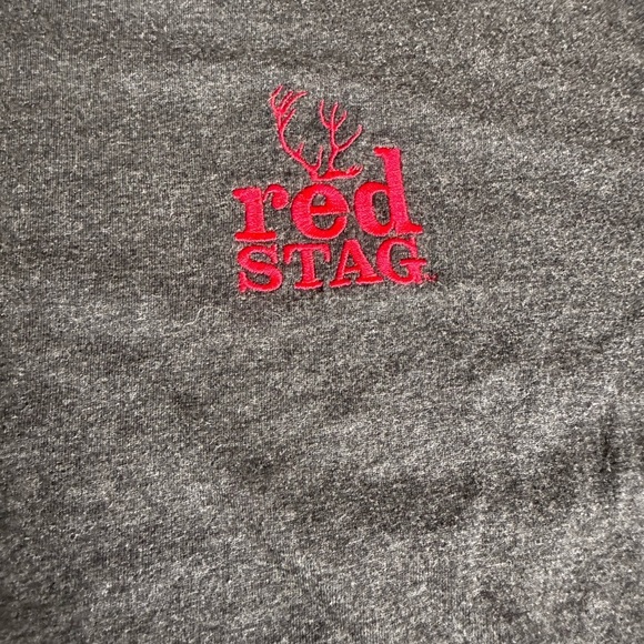 Red Stag Men’s XL embroidered grey tee - Picture 2 of 4